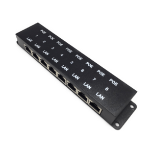 WS-POE-8-48v120w passive 8 port POE Injector for 8 IP cameras, VOIP phones or Access Points