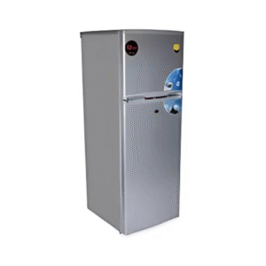 Nexus 132L Top Freezer Refrigerator Silver with Flower - NX-175