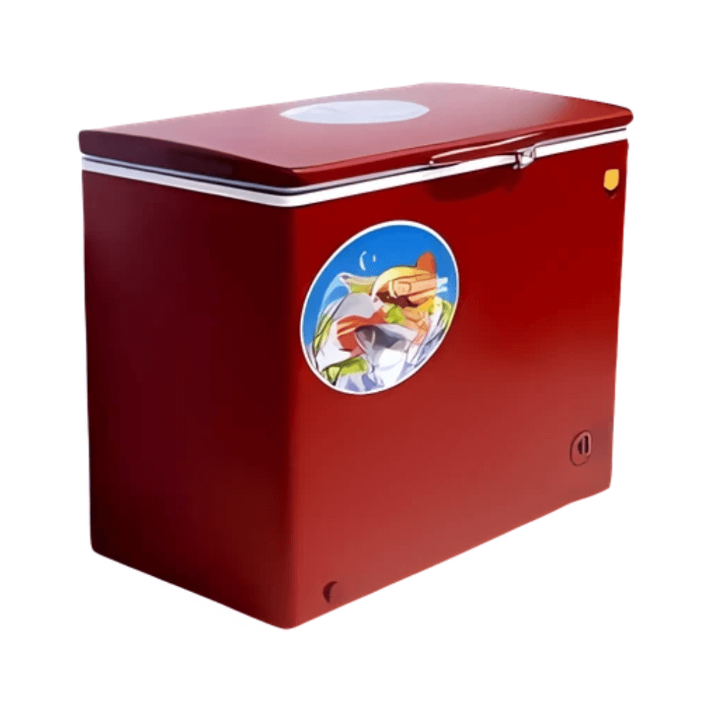 Nexus 100L Chest Freezer Wine Red
